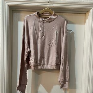 AYBL Studio 1/2 Zip Pullover - Sand Grey - XXL